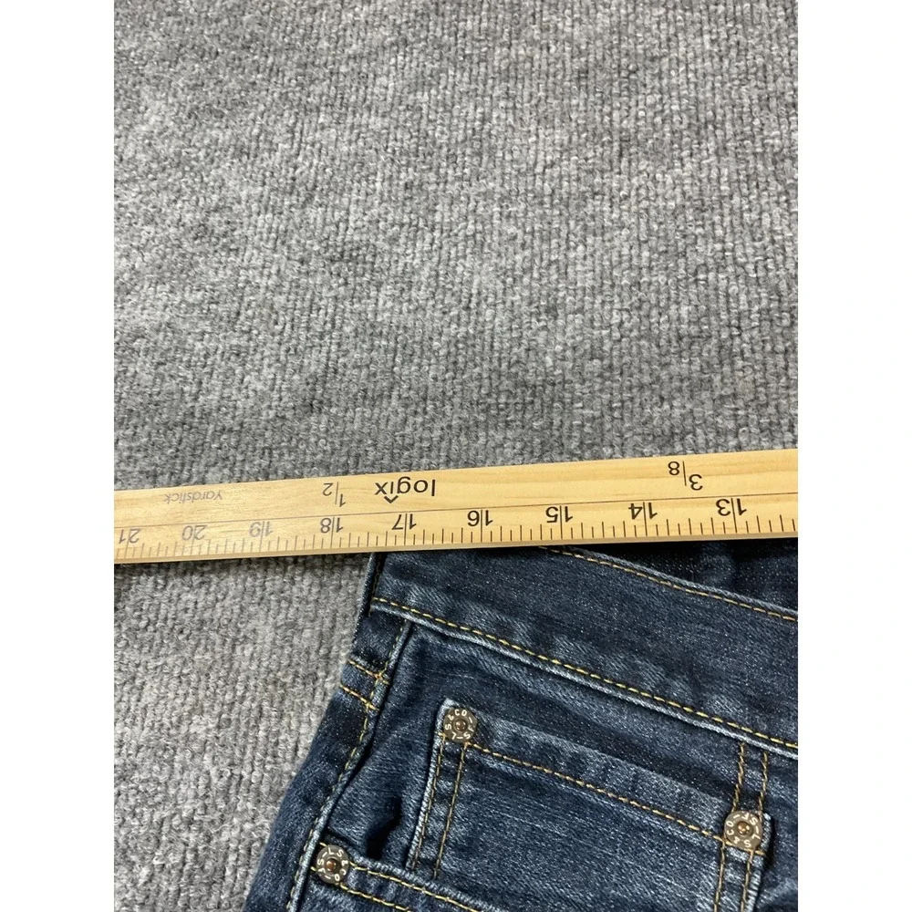 Levi's 559 Denim Shorts 34x34 Relaxed Straight Cut Off Distressed Mens Blue Jean